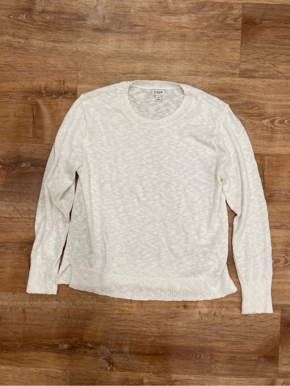 J.Crew Lightweight Open Knit Textured Sweater